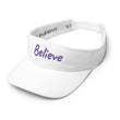 Believe In Amethyst Embroidery on Visor