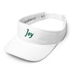 Joy In Emerald Embroidery on Visor