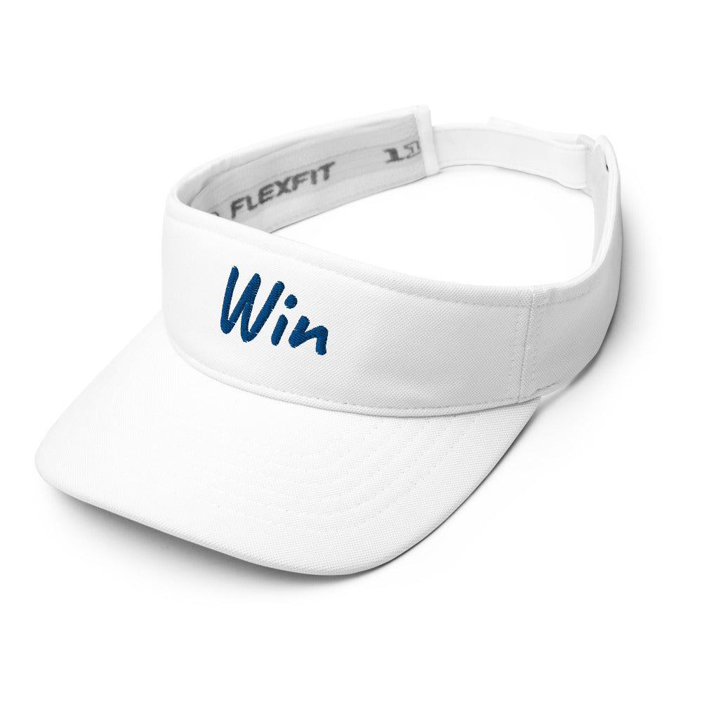 Win In Sapphire Embroidery on Visor