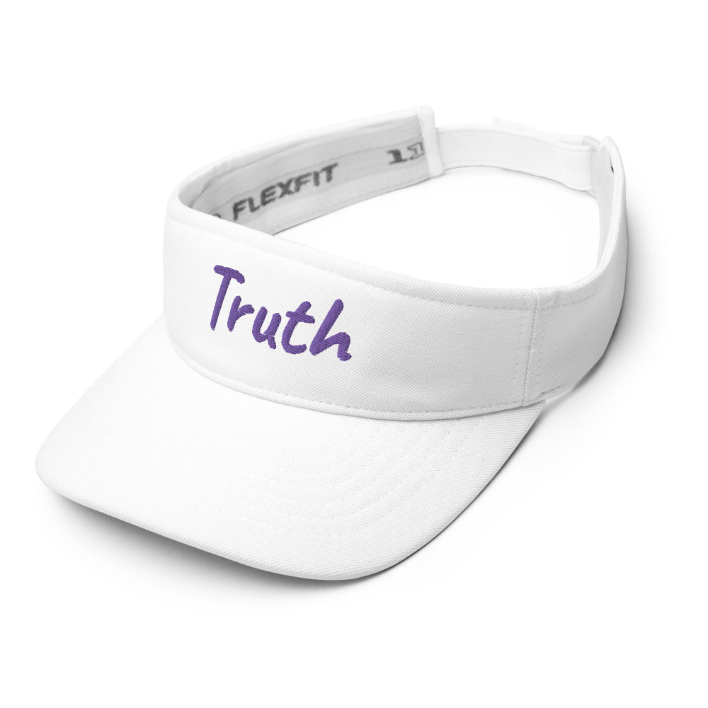 Truth In Amethyst Embroidery on Visor