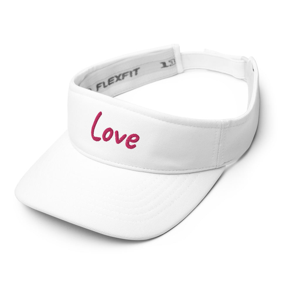 Love In Star Rose Quartz Embroidery on Visor