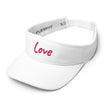 Love In Star Rose Quartz Embroidery on Visor