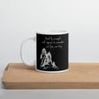 Lead By Example Haiku With Mountain Shrines on Glossy Ceramic Mug