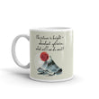 Future Is Bright Haiku With Mountain Sun on Glossy Ceramic Mug