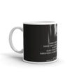 Binary Instructions To Keep Moving The World Forward With Venusian Earth In White on Glossy Ceramic Mug