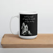 Lead By Example Haiku With Mountain Shrines on Glossy Ceramic Mug