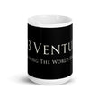 5813 Ventures Logo In Pearl on Glossy Ceramic Mug