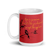 Life Is An Encore Haiku With Wren on Glossy Ceramic Mug