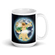 Vitruvian Earth on Glossy Ceramic Mug