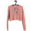 Courage To Begin Haiku With Fish on Women's Crop Sweatshirt