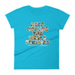 Baby Animals Keep Moving The World Forward on Women's Fashion Fit T-Shirt