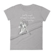 Lead By Example Haiku With Mountain Shrines on Women's Fashion Fit T-Shirt