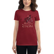 Always Win Now Haiku With Butterfly on Women's Fashion Fit T-Shirt