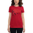 Life Is An Encore Haiku With Wren on Women's Fashion Fit T-Shirt