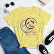 Courage To Begin Haiku With Fish on Women's Fashion Fit T-Shirt