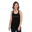 5813 Ventures Logo In Pearl on Women's Flowy Racerback Tank Top