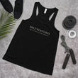 5813 Ventures Logo In Pearl on Women's Flowy Racerback Tank Top