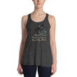 Always Win Now Haiku With Butterfly on Women's Flowy Racerback Tank Top