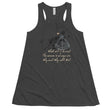 Always Win Now Haiku With Butterfly on Women's Flowy Racerback Tank Top