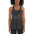 Always Win Now Haiku With Butterfly on Women's Flowy Racerback Tank Top