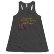 Life Is An Encore Haiku With Wren on Women's Flowy Racerback Tank Top