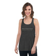 5813 Ventures Logo In Pearl on Women's Flowy Racerback Tank Top