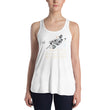 Always Win Now Haiku With Butterfly on Women's Flowy Racerback Tank Top