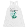 Always Better Haiku With Lilies on Women's Flowy Racerback Tank Top