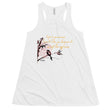 Life Is An Encore Haiku With Wren on Women's Flowy Racerback Tank Top