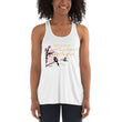 Life Is An Encore Haiku With Wren on Women's Flowy Racerback Tank Top