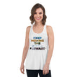 Environmental Causes Keep Moving The World Forward on Women's Flowy Racerback Tank Top