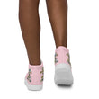 Baby Animals Keep Moving The World Forward In Pink on Women's High Top Canvas Shoes