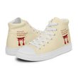 Descendants Need Ancestors Haiku With Pagoda on Women's High Top Canvas Shoes