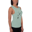 Walk With A Purpose Haiku With Dragonfly on Women's Muscle Tank Top