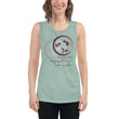 Courage To Begin Haiku With Fish on Women's Muscle Tank Top