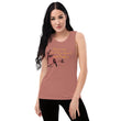 Life Is An Encore Haiku With Wren on Women's Muscle Tank Top