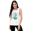 Always Better Haiku With Lilies on Women's Muscle Tank Top