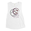 Courage To Begin Haiku With Fish on Women's Muscle Tank Top