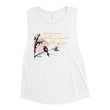 Life Is An Encore Haiku With Wren on Women's Muscle Tank Top