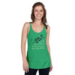 Always Win Now Haiku With Butterfly on Women's Racerback Tank Top