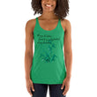 Always Better Haiku With Lilies on Women's Racerback Tank Top