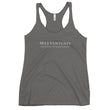 5813 Ventures Logo In Pearl on Women's Racerback Tank Top