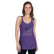 Always Win Now Haiku With Butterfly on Women's Racerback Tank Top