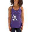 Lead By Example Haiku With Mountain Shrines on Women's Racerback Tank Top