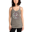 Courage To Begin Haiku With Fish on Women's Racerback Tank Top