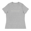 5813 Ventures Logo In Pearl on Women's Relaxed Fit T-Shirt