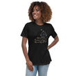 Always Win Now Haiku With Butterfly on Women's Relaxed Fit T-Shirt