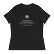 Binary Instructions To Keep Moving The World Forward With Venusian Earth In White on Women's Relaxed Fit T-Shirt