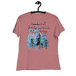 Remember Your Heritage Haiku With Trees on Women's Relaxed Fit T-Shirt