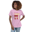 Descendants Need Ancestors Haiku With Pagoda on Women's Relaxed Fit T-Shirt